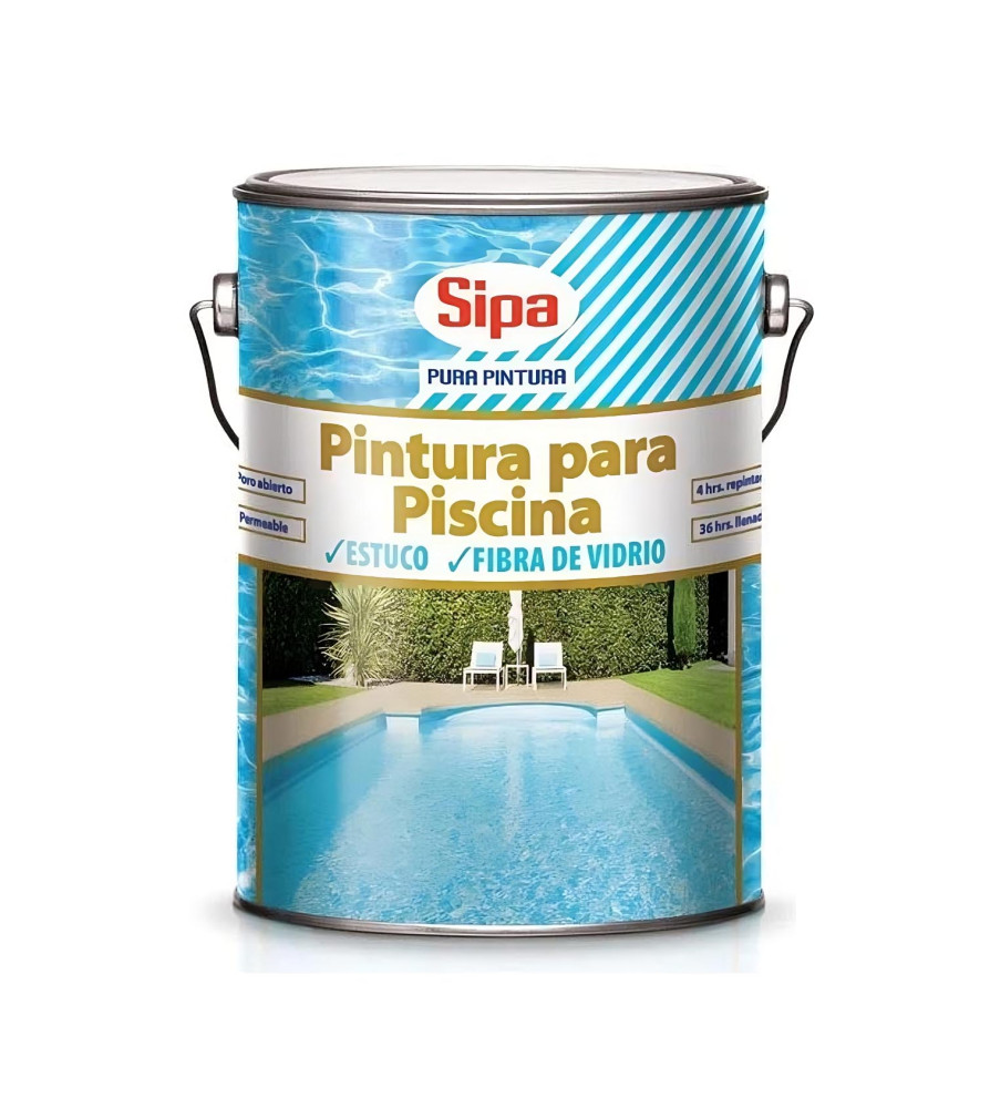 Pintura Sipa Piscina Celeste 1 Gl