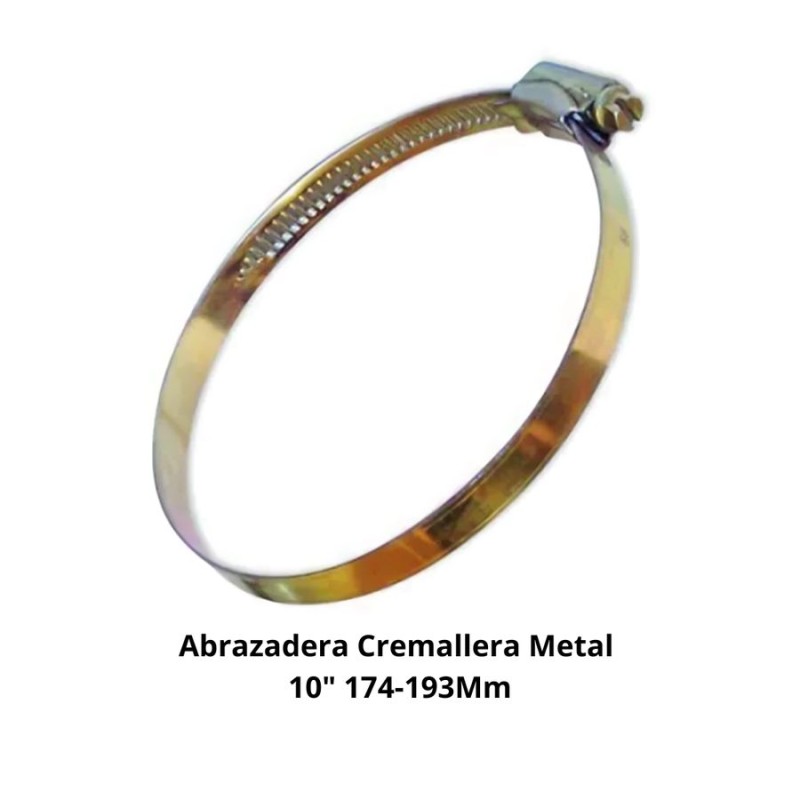ABRAZADERA CREMALLERA METAL10" 10 174-193MM