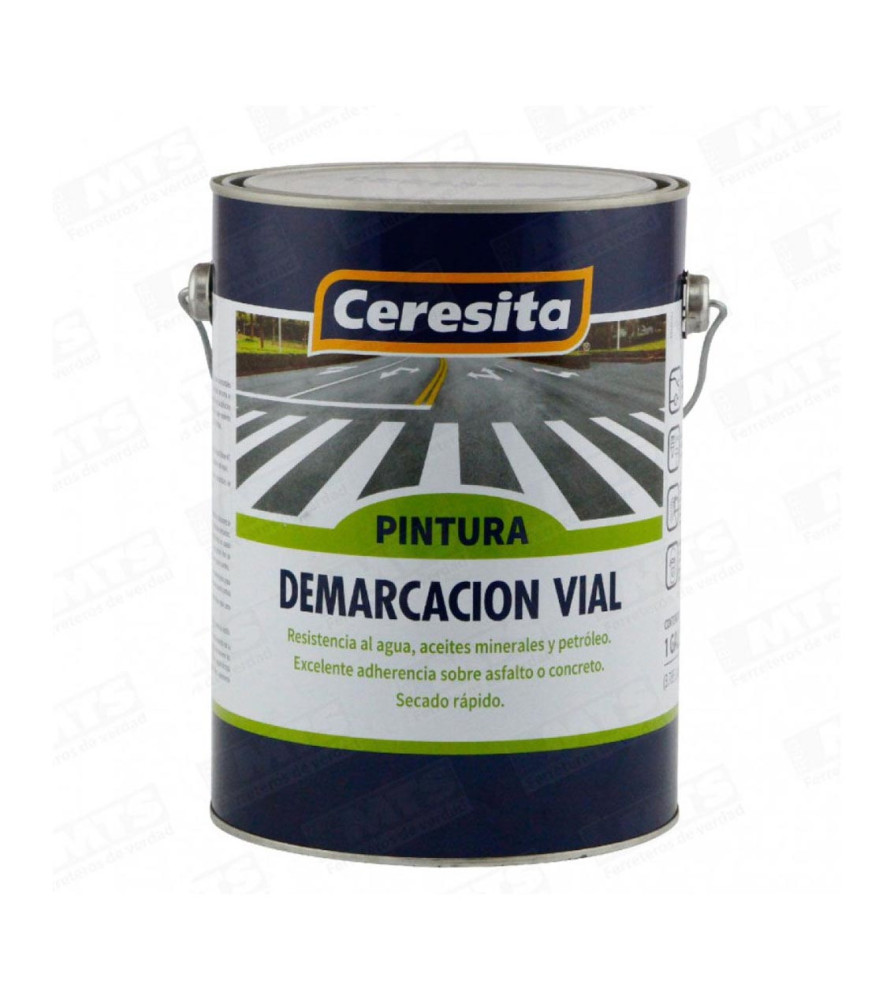 Pintura Ceresita Trafico Contraste 1 Gl Amarillo