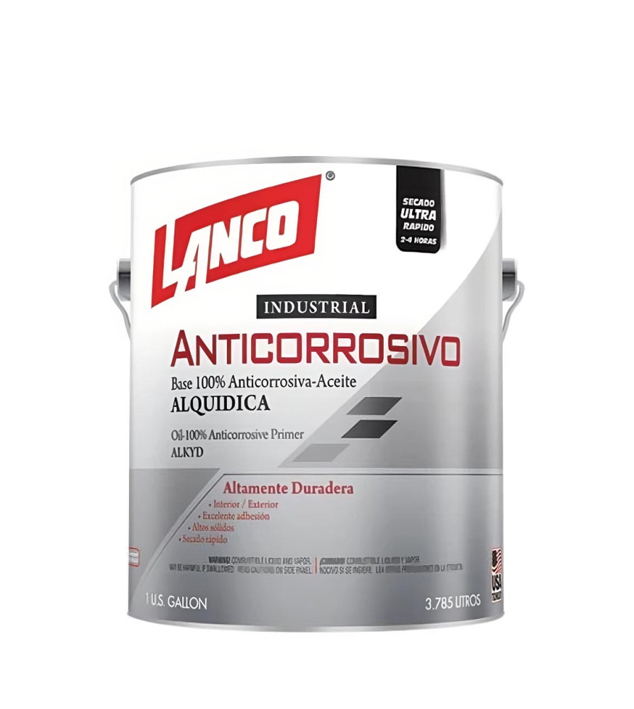 Anticorrosivo Lanco Industrial Brill 1 Gl Blanco A