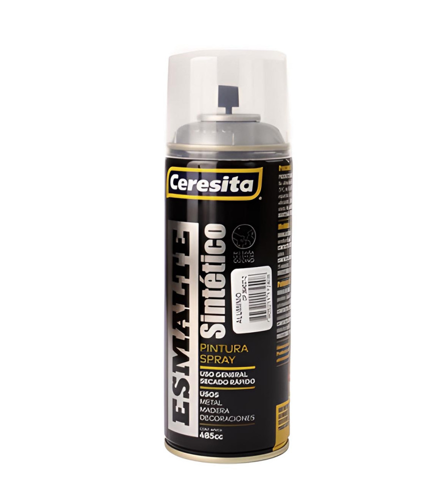 Esmalte Spray Ceresita Metalica Cromo 485 Ml