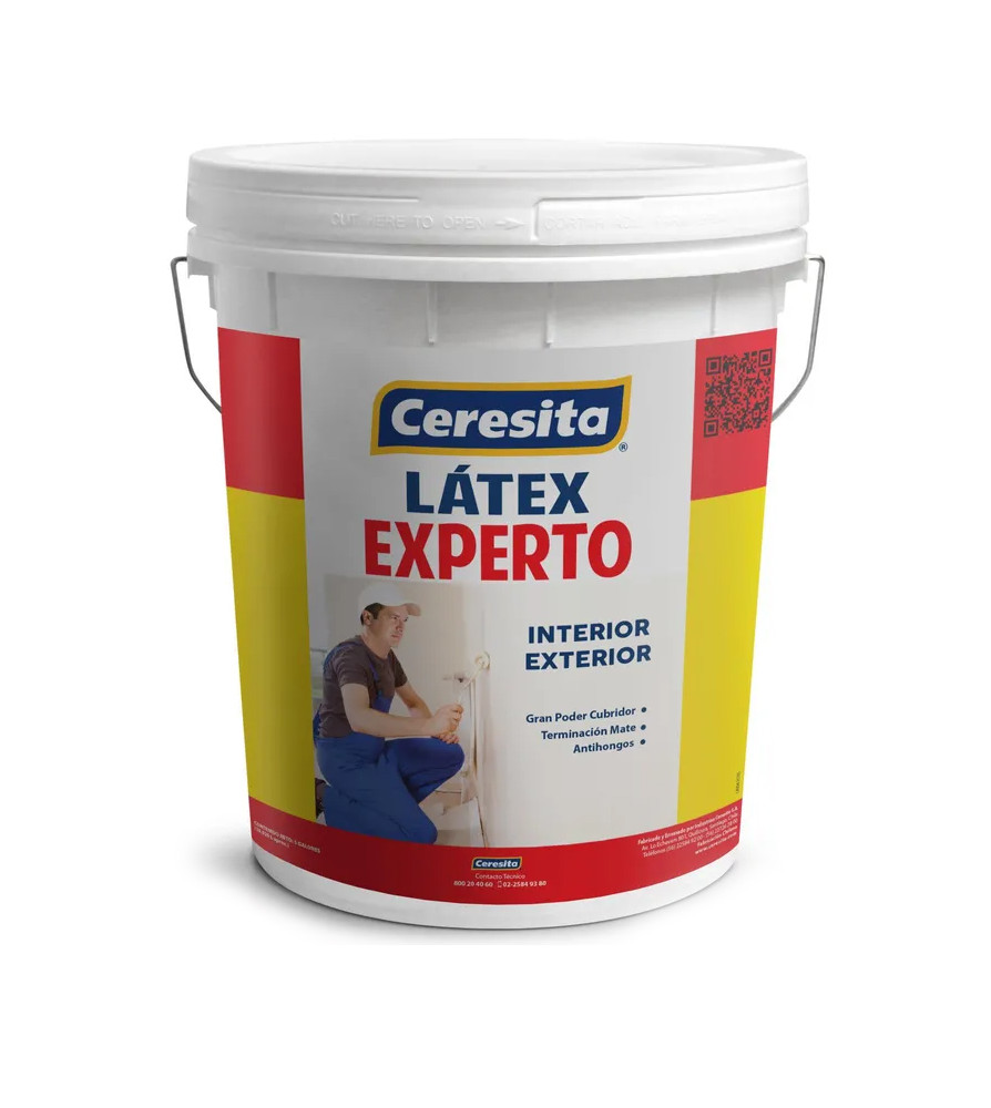 Latex Ceresita Experto 1 Balde 4 Galon Blanco