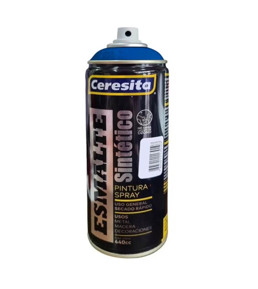 Esmalte Spray Ceresita Azul Pacifico 485 Ml