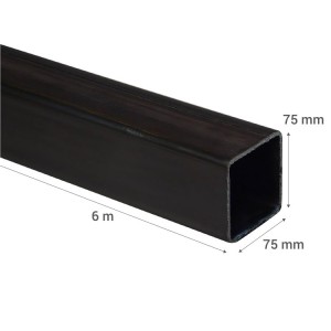 PERFIL CUADRADO 75 X 75 X 3,0 (39,60 KG/BARRA)