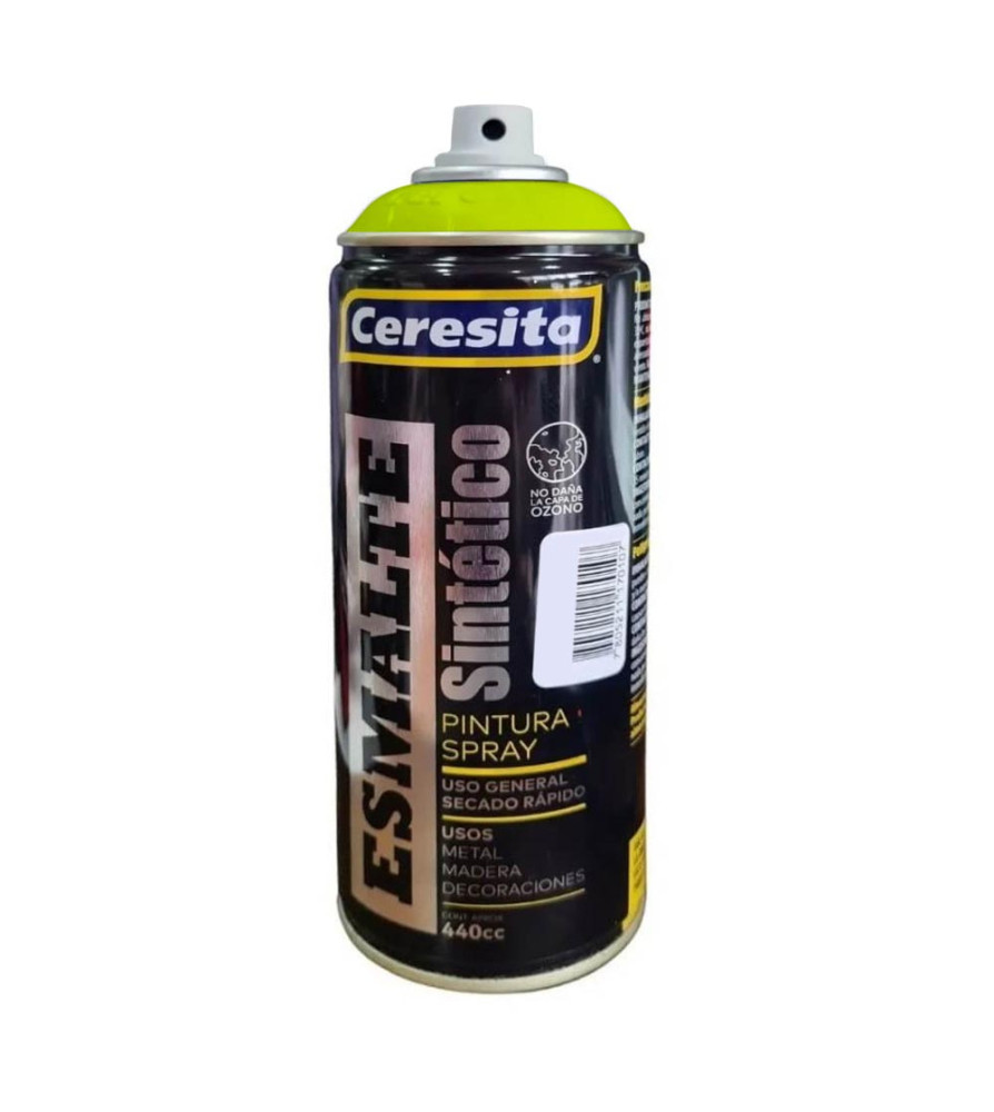 Pintura Fluorescente Ceresita Amarillo 485 Ml