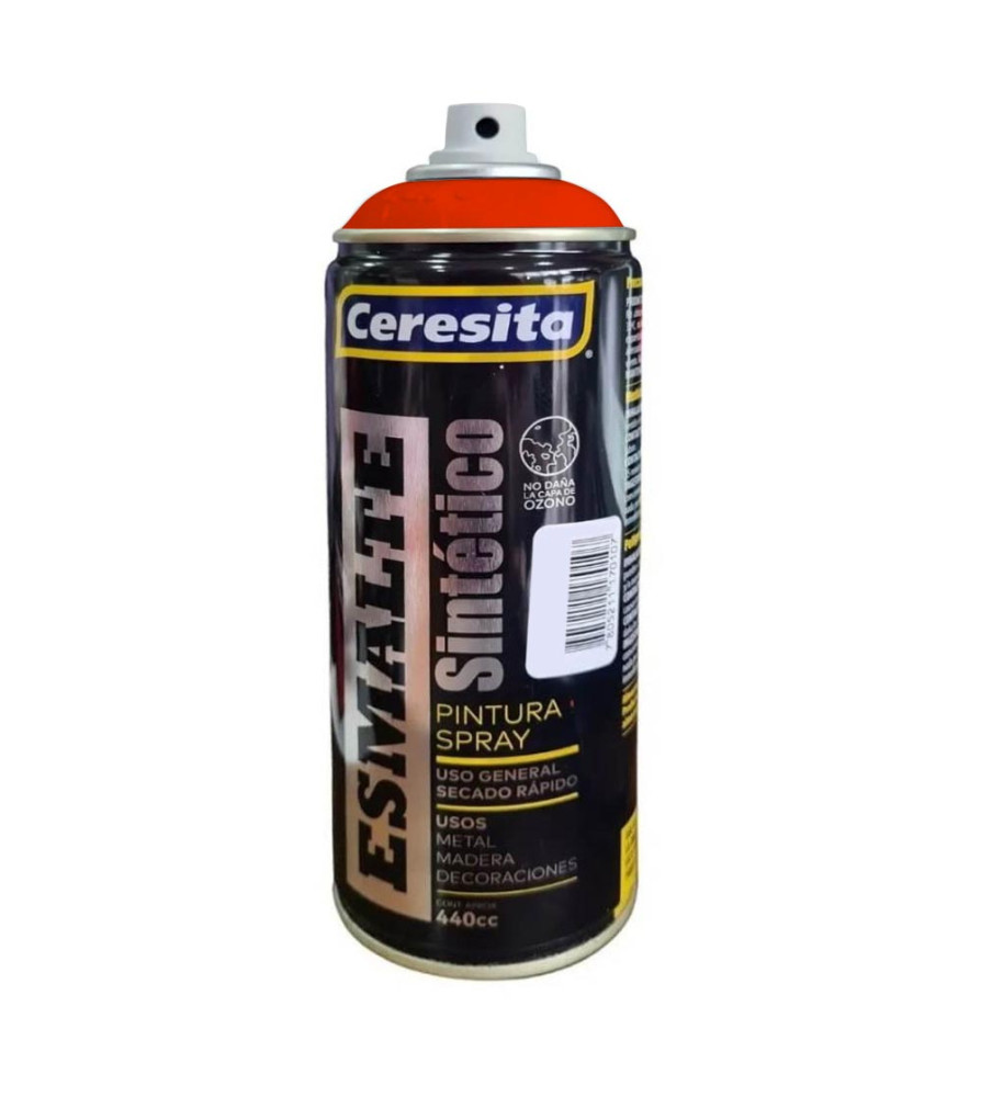 Pintura Fluorescente Ceresita Naranja 485 Ml