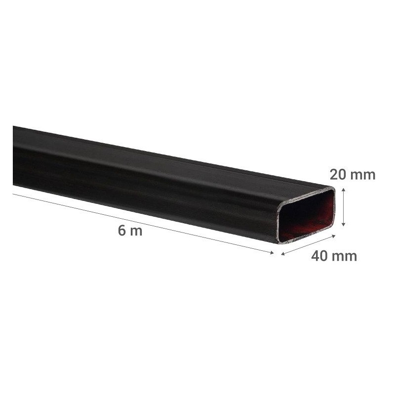PERFIL RECTANGULAR 20 X 40 X 1,5 ( 7,80 KG/BARRA