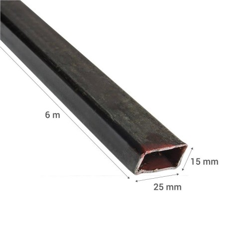 PERFIL RECTANGULAR 15 X 25 X 2,0 ( 6,30 KG/BARRA