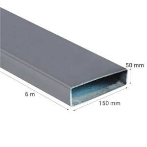 PERFIL RECTANGULAR 50 X150 X 3,0 (53,76 KG/BARRA