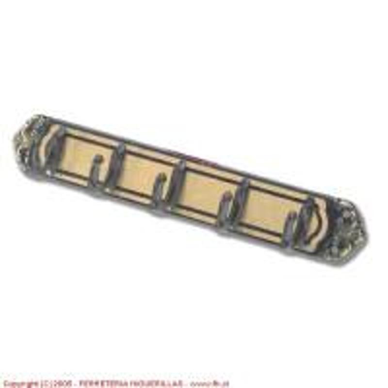 Percha Barroca 5 Ganchos Bceenvejecido Cod 125 En