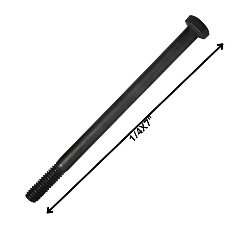 PERNO HEXAGONAL GRADO 2 HILO CTE 1/4 X 7 NEGRO