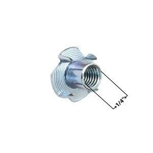 TUERCA PARA MUEBLE 1/4 (ARANA)