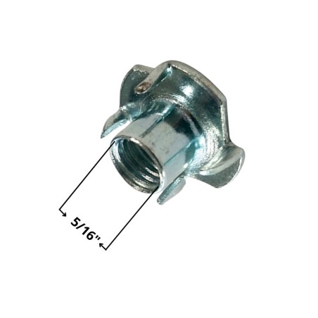TUERCA PARA MUEBLE 5/16 (ARANA)