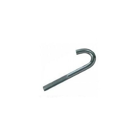 GANCHO J ZINCADO 1/4 X 2"