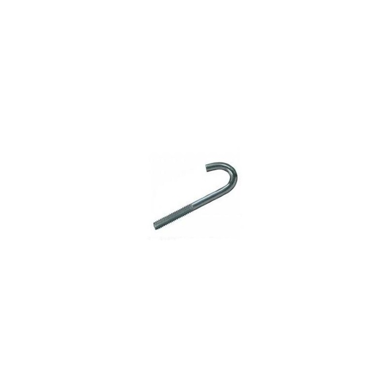 GANCHO J ZINCADO 1/4 X 3"