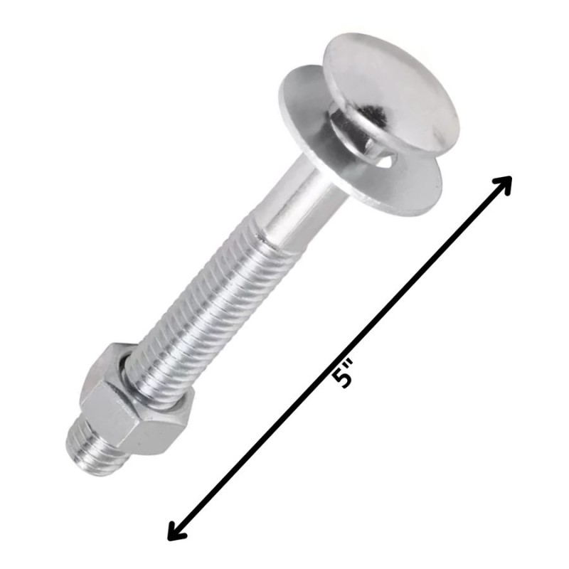 PERNO PARAFUSOS DICROMATADO C/TUERCA 3/8 X 5
