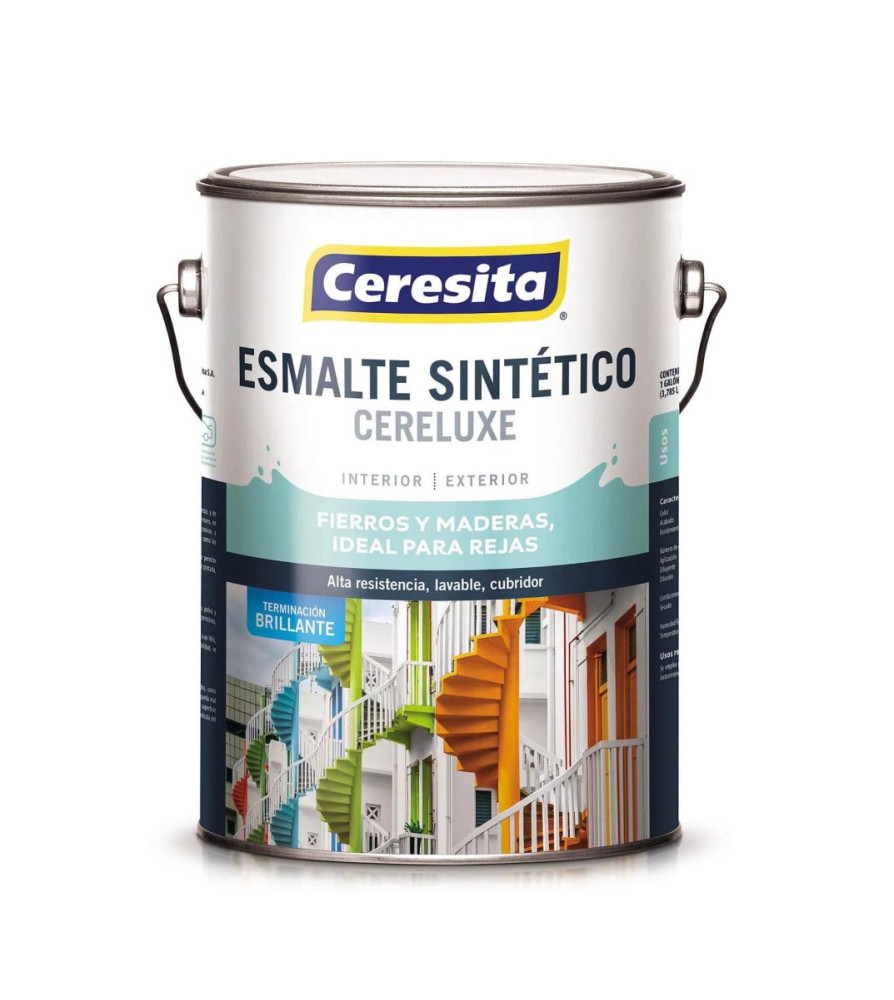 Esmalte Cereluxe Sintetico 1 Gl Base Blanca