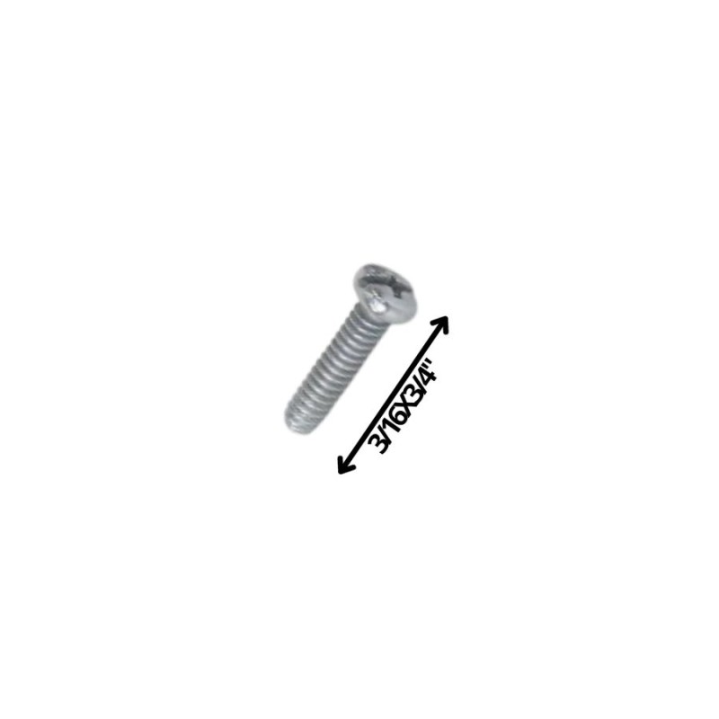 PERNO COCINA CABEZA REDONDA (05) 3/16 X 3/4