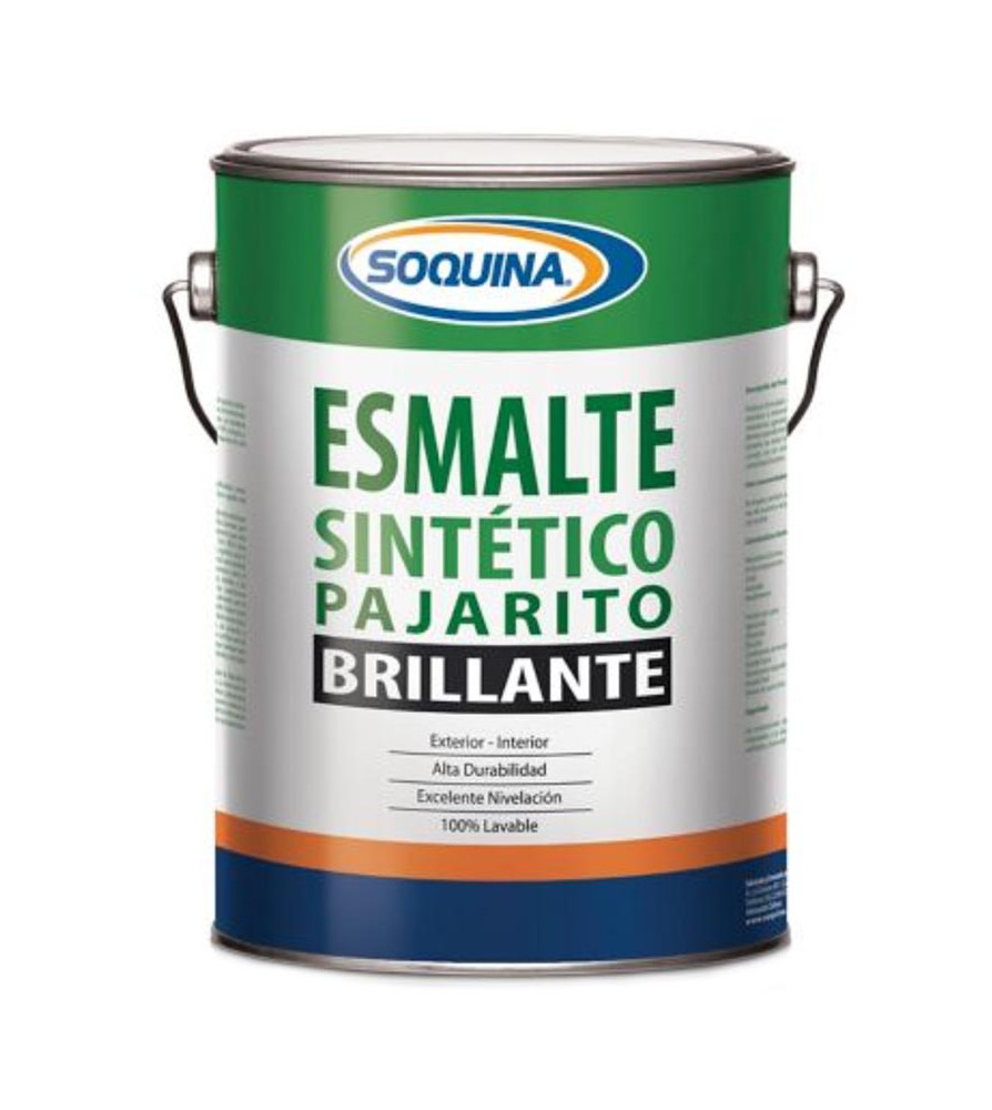 Esmalte Pajarito Sintetico 1 Gl Base Blanca