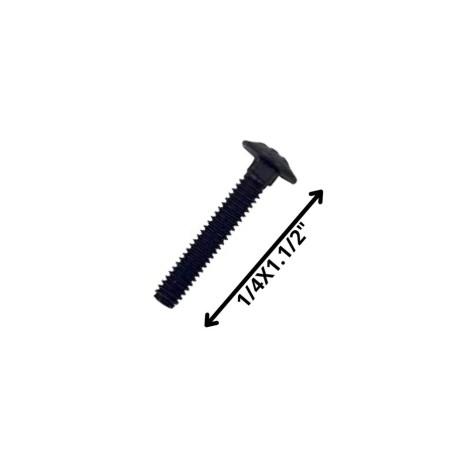 PERNO COCHE HILO CORRIENTE NEGRO (06) 1/4 X 1 1/2