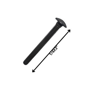 PERNO COCHE HILO CORRIENTE NEGRO (06) 1/4 X 3 1/2