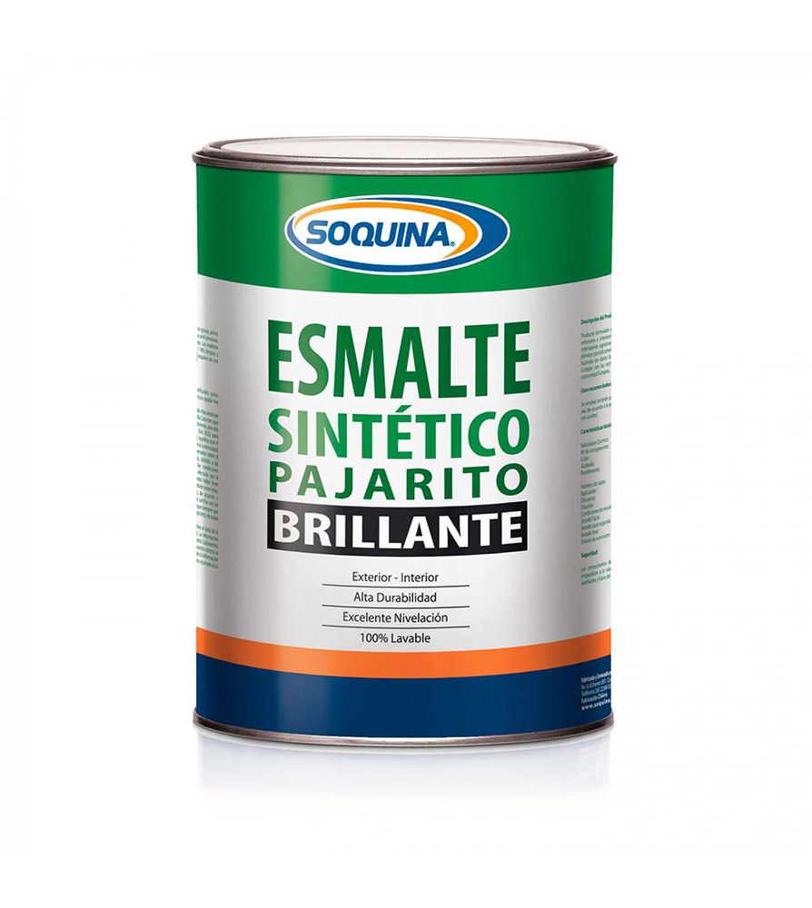 Esmalte Pajarito Sintetico 1/4 Gl Aluminio