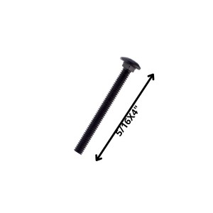 PERNO COCHE HILO CORRIENTE NEGRO (08) 5/16 X 4