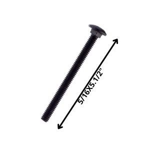 PERNO COCHE HILO CORRIENTE NEGRO (08) 5/16 X 5 1/2
