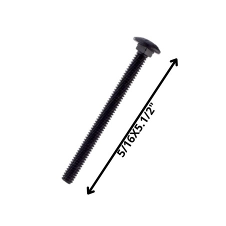 PERNO COCHE HILO CORRIENTE NEGRO (08) 5/16 X 5 1/2