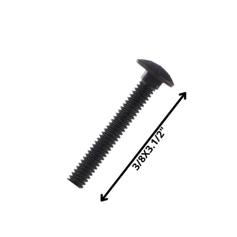 PERNO COCHE HILO CORRIENTE NEGRO (10) 3/8 X 3 1/2