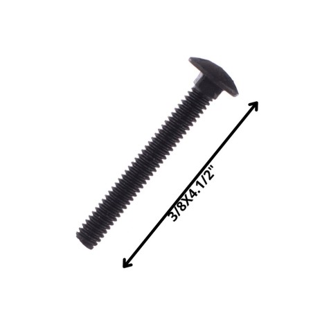 PERNO COCHE HILO CORRIENTE NEGRO (10) 3/8 X 4 1/2