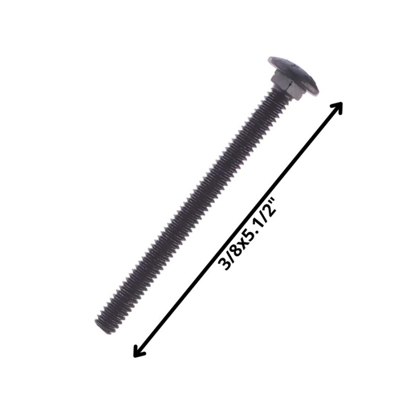 PERNO COCHE HILO CORRIENTE NEGRO (10) 3/8 X 5 1/2