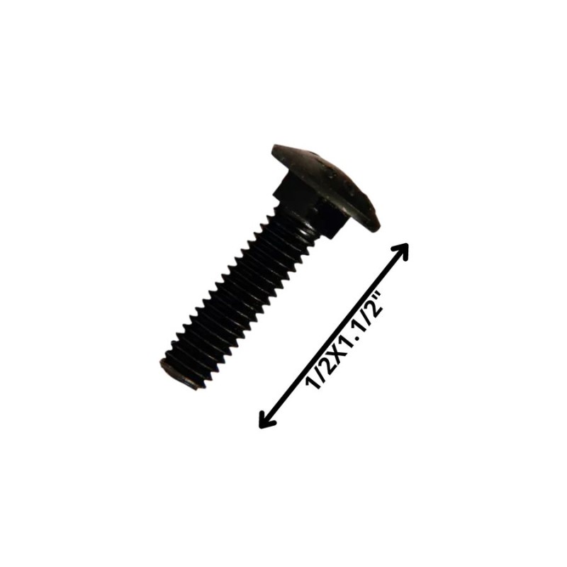 PERNO COCHE HILO CORRIENTE NEGRO (12) 1/2 X 1 1/2