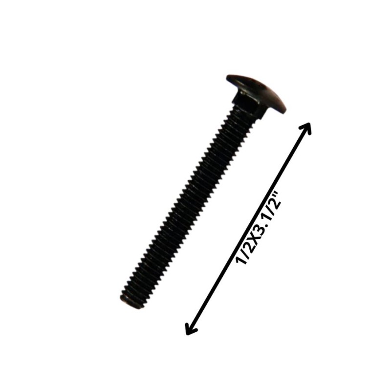 PERNO COCHE HILO CORRIENTE NEGRO (12) 1/2 X 3 1/2