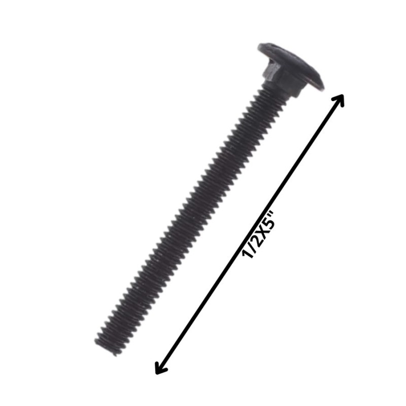 PERNO COCHE HILO CORRIENTE NEGRO (12) 1/2 X 5