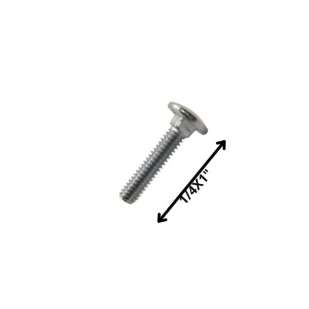 PERNO COCHE HILO CORRIENTE ZINCADO (06) 1/4 X 1