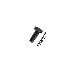 PERNO HEXAGONAL GRADO 2 HILO CTE 1/4 X 1/2 NEGRO