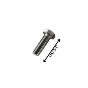 PERNO HEXAGONAL GRADO 2 HILO CTE 1/4 X 3/4 NEGRO
