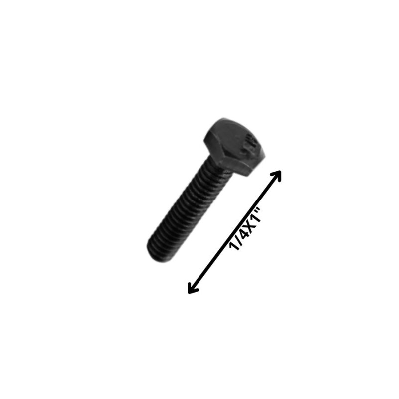 PERNO HEXAGONAL GRADO 2 HILO CTE 1/4 X 1 NEGRO
