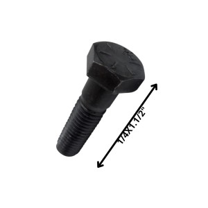 PERNO HEXAGONAL GRADO 2 HILO CTE 1/4 X 11/2 NEGRO