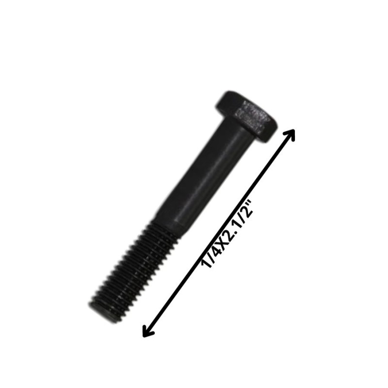 PERNO HEXAGONAL GRADO 2 HILO CTE 1/4 X 21/2 NEGRO