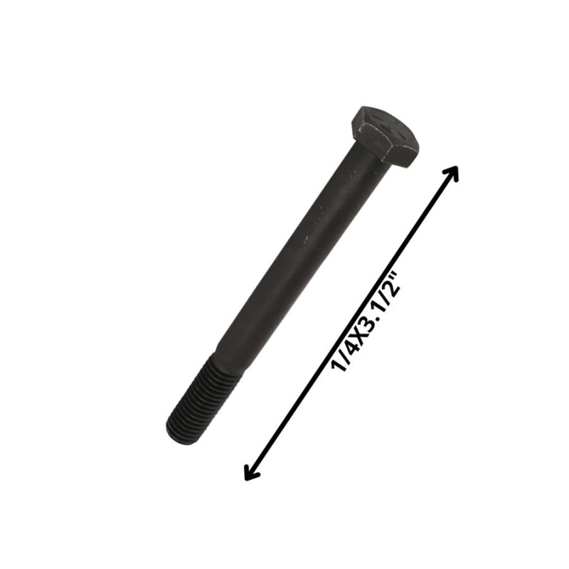 PERNO HEXAGONAL GRADO 2 HILO CTE 1/4 X 31/2 NEGRO
