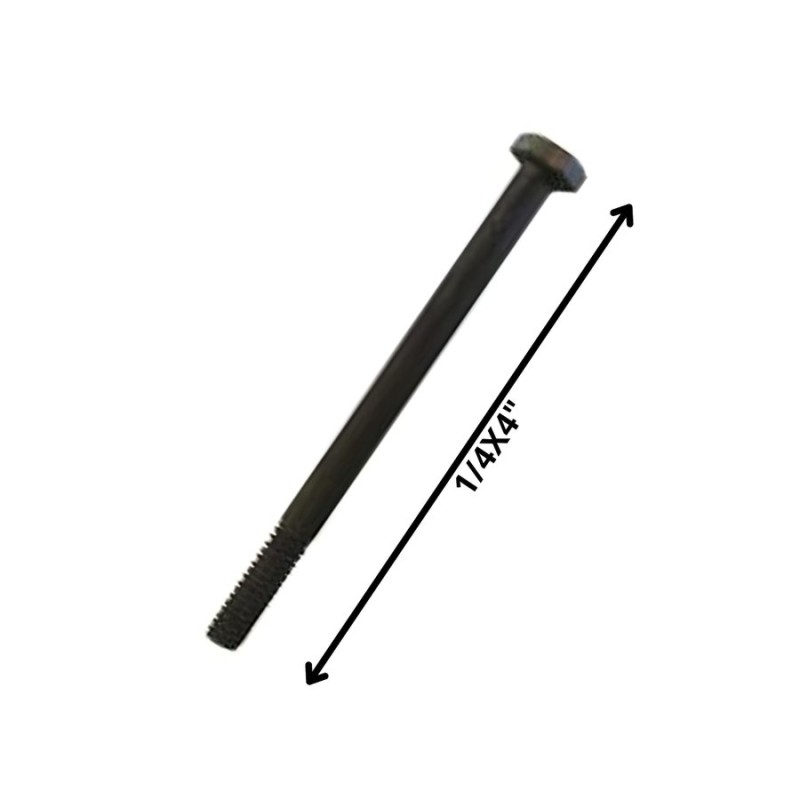 PERNO HEXAGONAL GRADO 2 HILO CTE 1/4 X 4 NEGRO