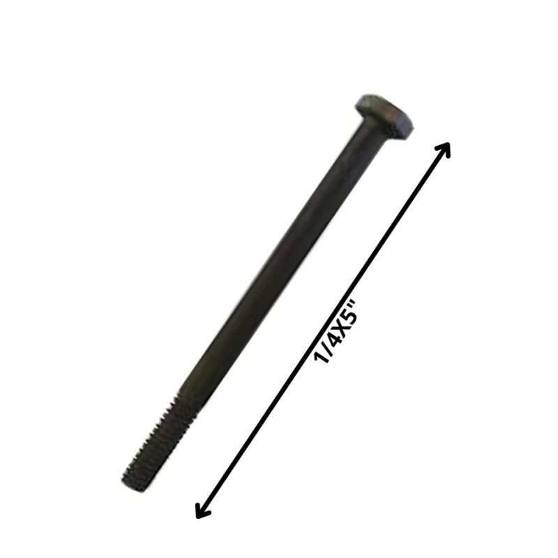 PERNO HEXAGONAL GRADO 2 HILO CTE 1/4 X 5 NEGRO