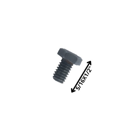PERNO HEXAGONAL GRADO 2 HILO CTE 5/16 X 1/2 NEGRO