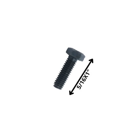 PERNO HEXAGONAL GRADO 2 HILO CTE 5/16 X 1 NEGRO