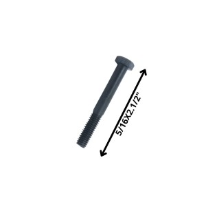 PERNO HEXAGONAL GRADO 2 HILO CTE 5/16 X 21/2 NEGRO