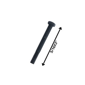 PERNO HEXAGONAL GRADO 2 HILO CTE 5/16 X 3 NEGRO