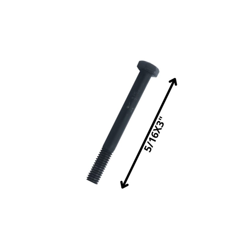 PERNO HEXAGONAL GRADO 2 HILO CTE 5/16 X 3 NEGRO