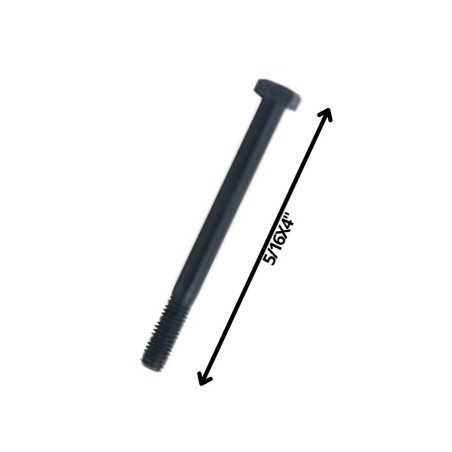 PERNO HEXAGONAL GRADO 2 HILO CTE 5/16 X 4 NEGRO